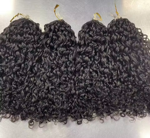 Feather Human Crochet Hair