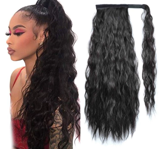 Wrapped Around water wave Ponytail